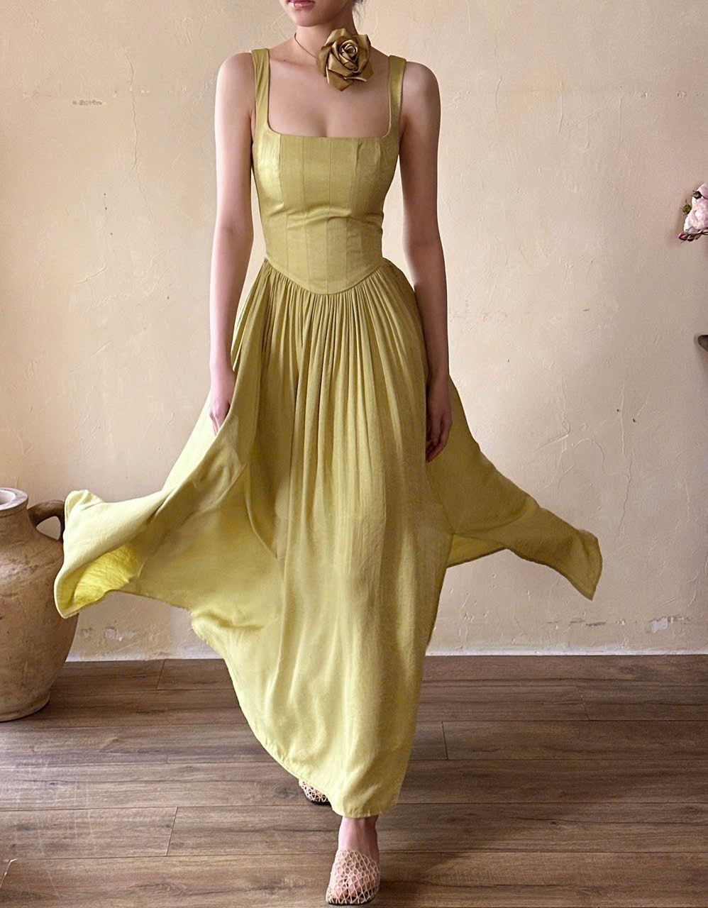 Elizabeth Dress - Đầm Corset Cổ Điển Hai Dây D0124