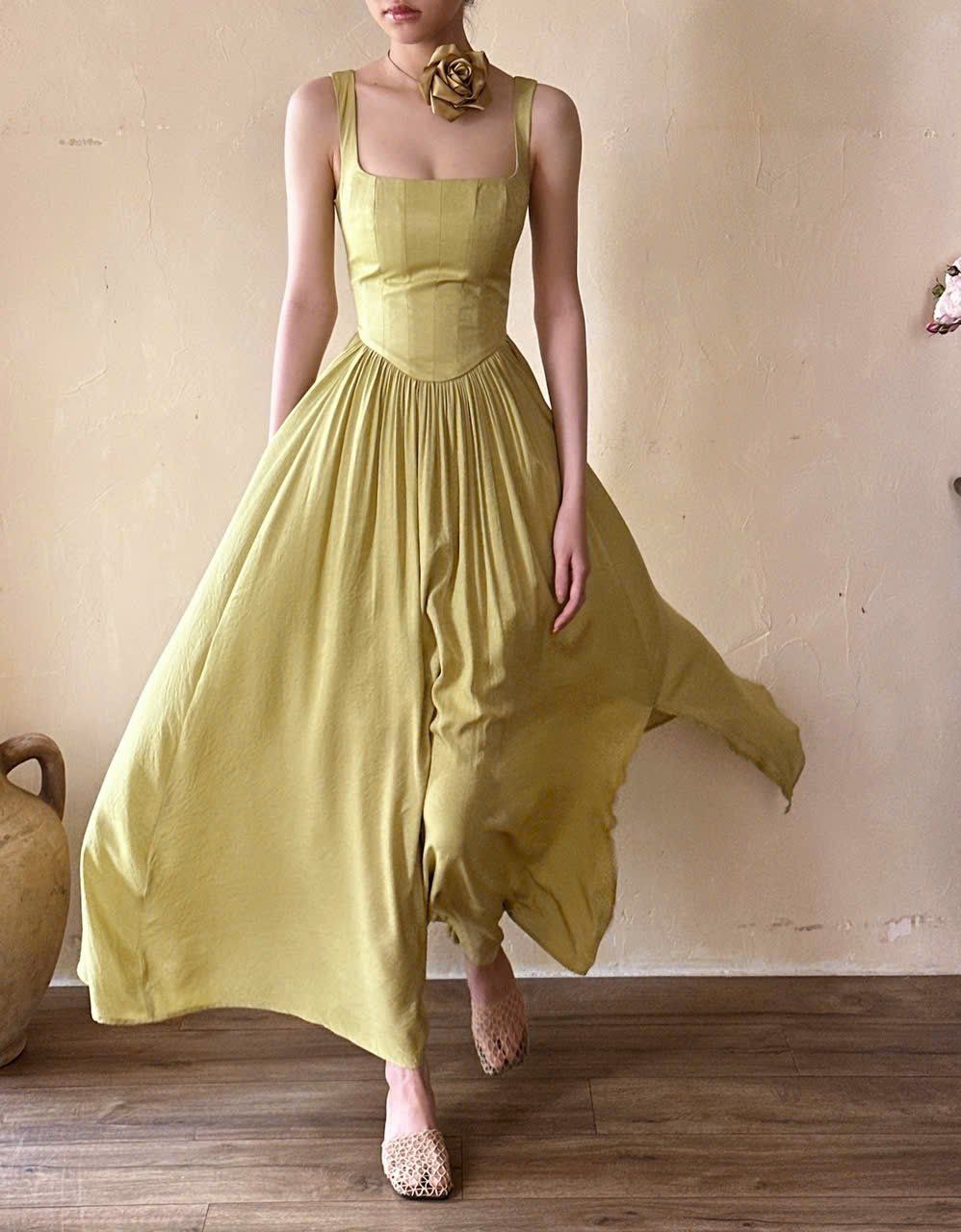 Elizabeth Dress - Đầm Corset Cổ Điển Hai Dây D0124