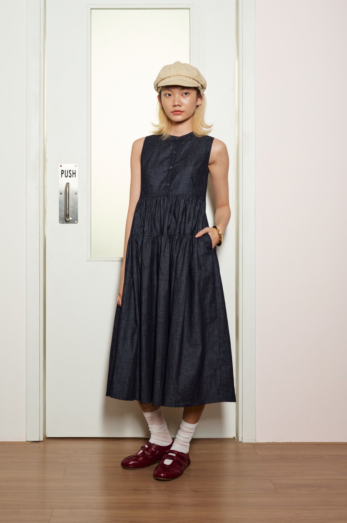 Sleeveless Midi Dress