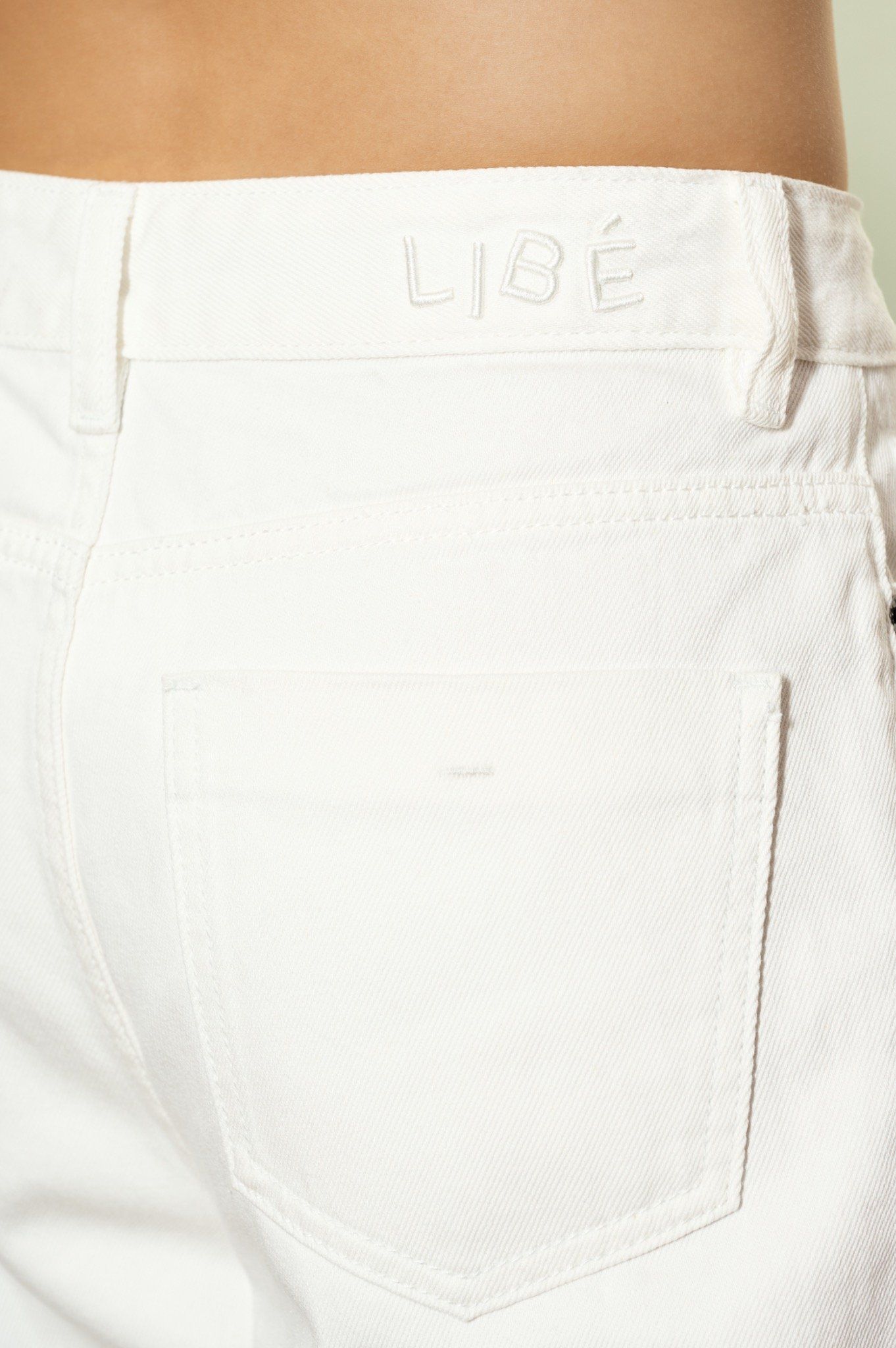 White Straight Leg Jeans