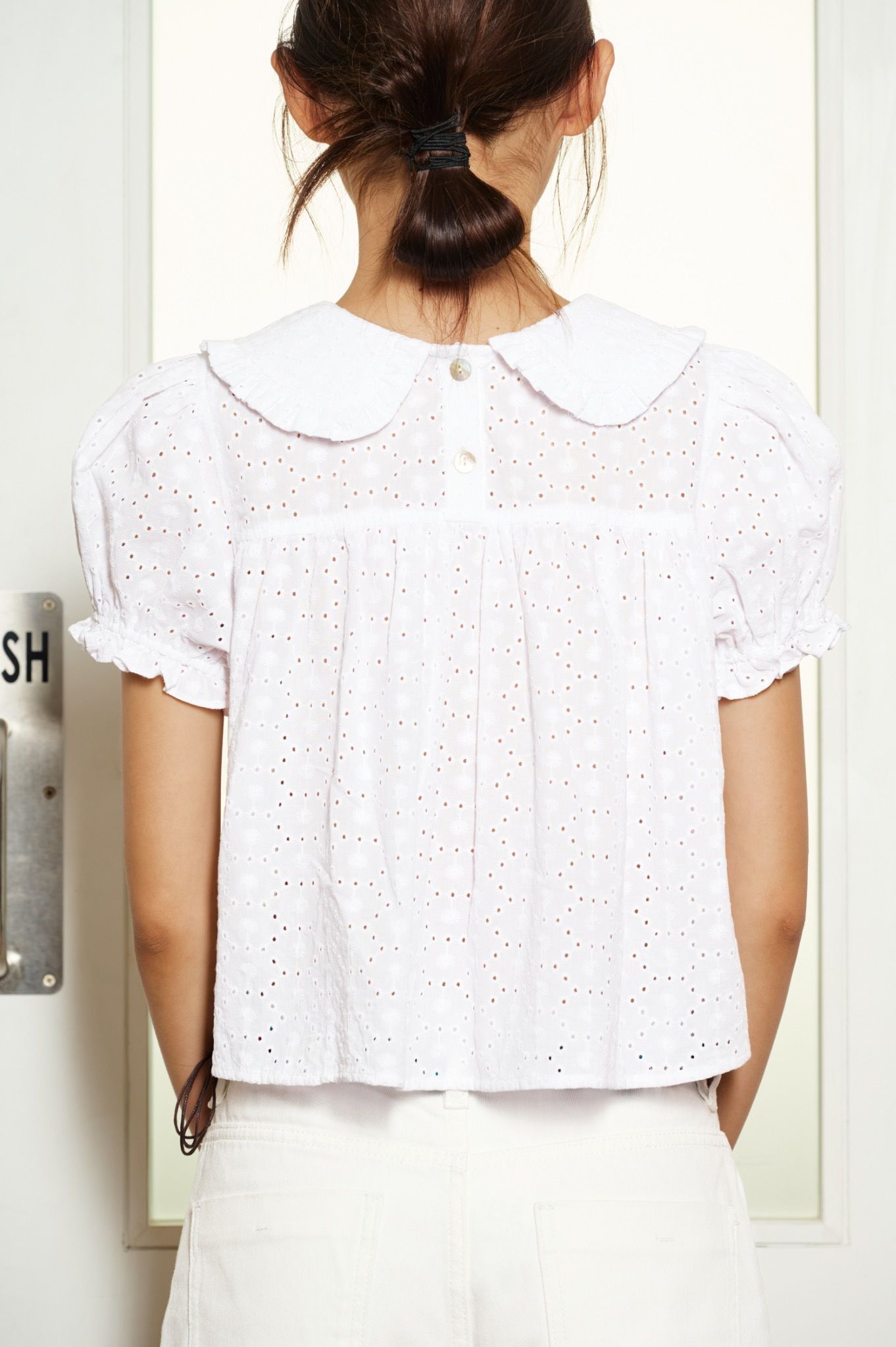 White Babydoll Top