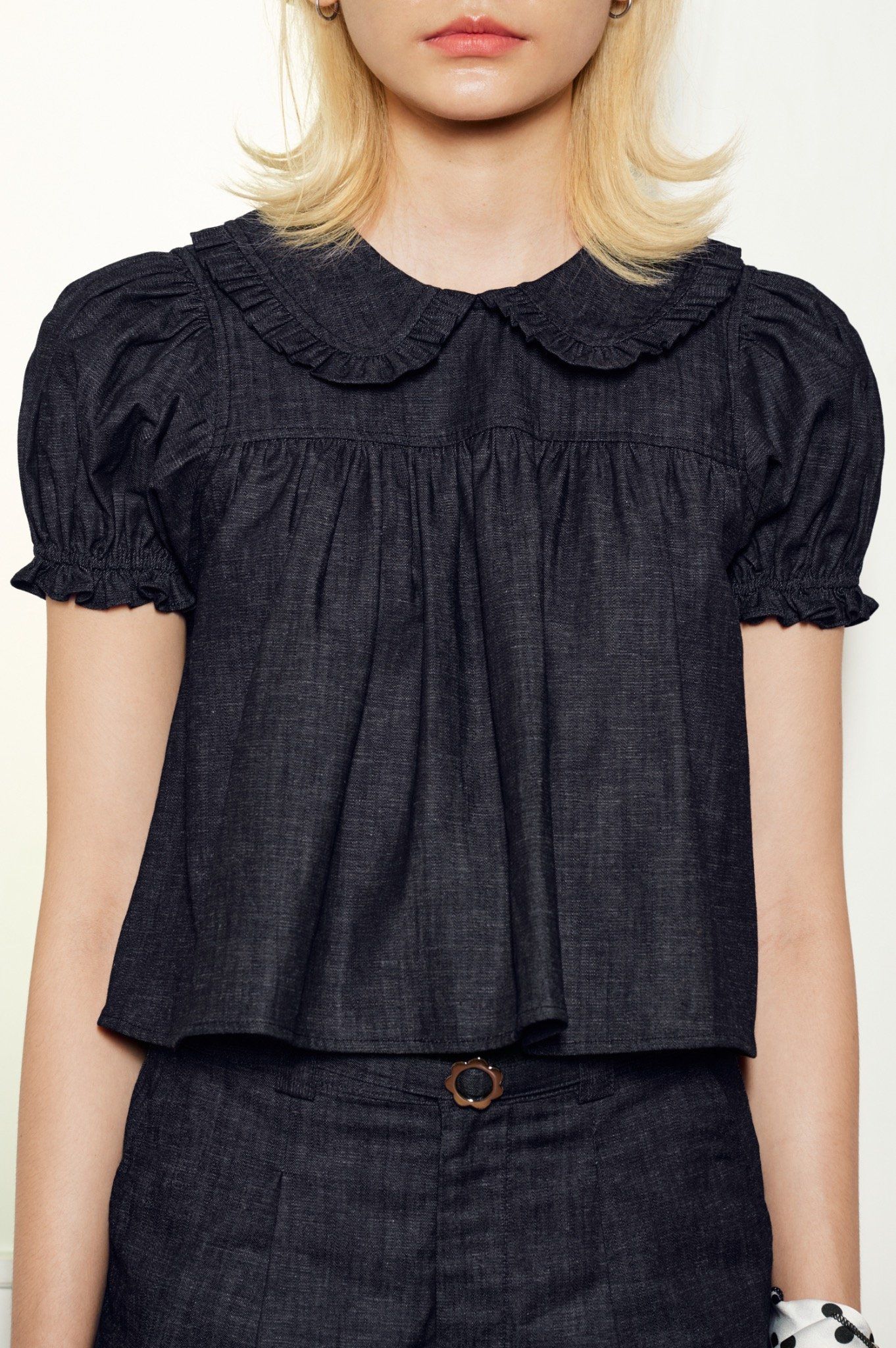 Black Babydoll Top