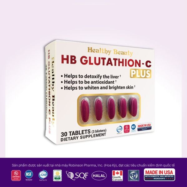 Viên Uống Chống Oxy Hóa Và Giải Độc Gan HB GLUTATHION