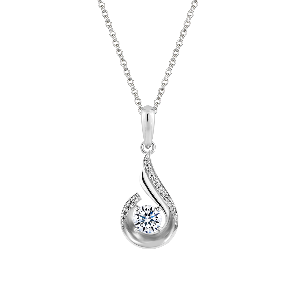 Mặt đính đá CZ vàng 14K Bayo N 5C