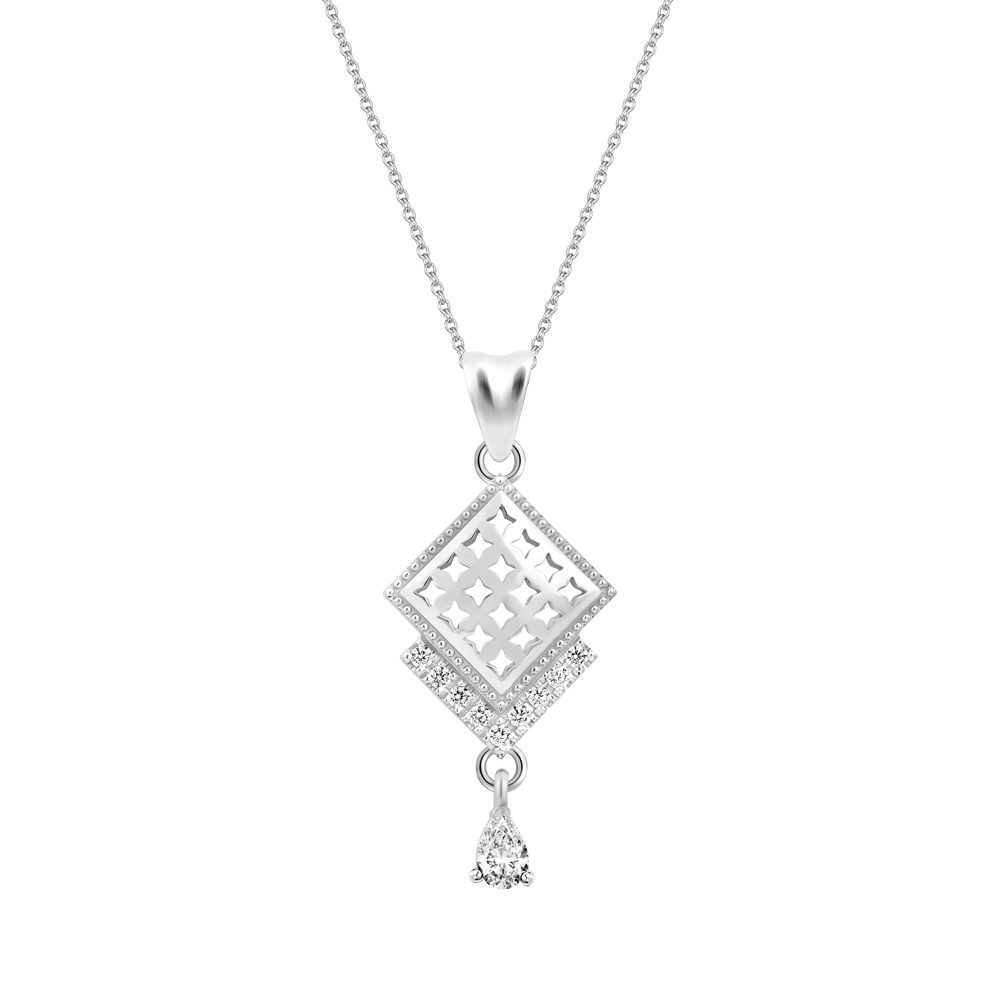 Mặt đính đá CZ vàng 10K Yannis PE