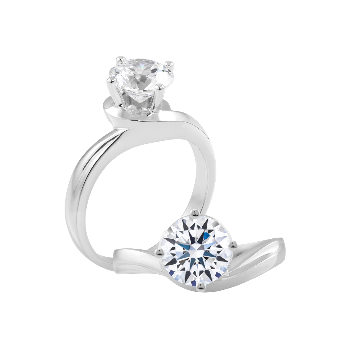 Nhẫn nữ đính đá CZ vàng 10K Alviss 1.5CT