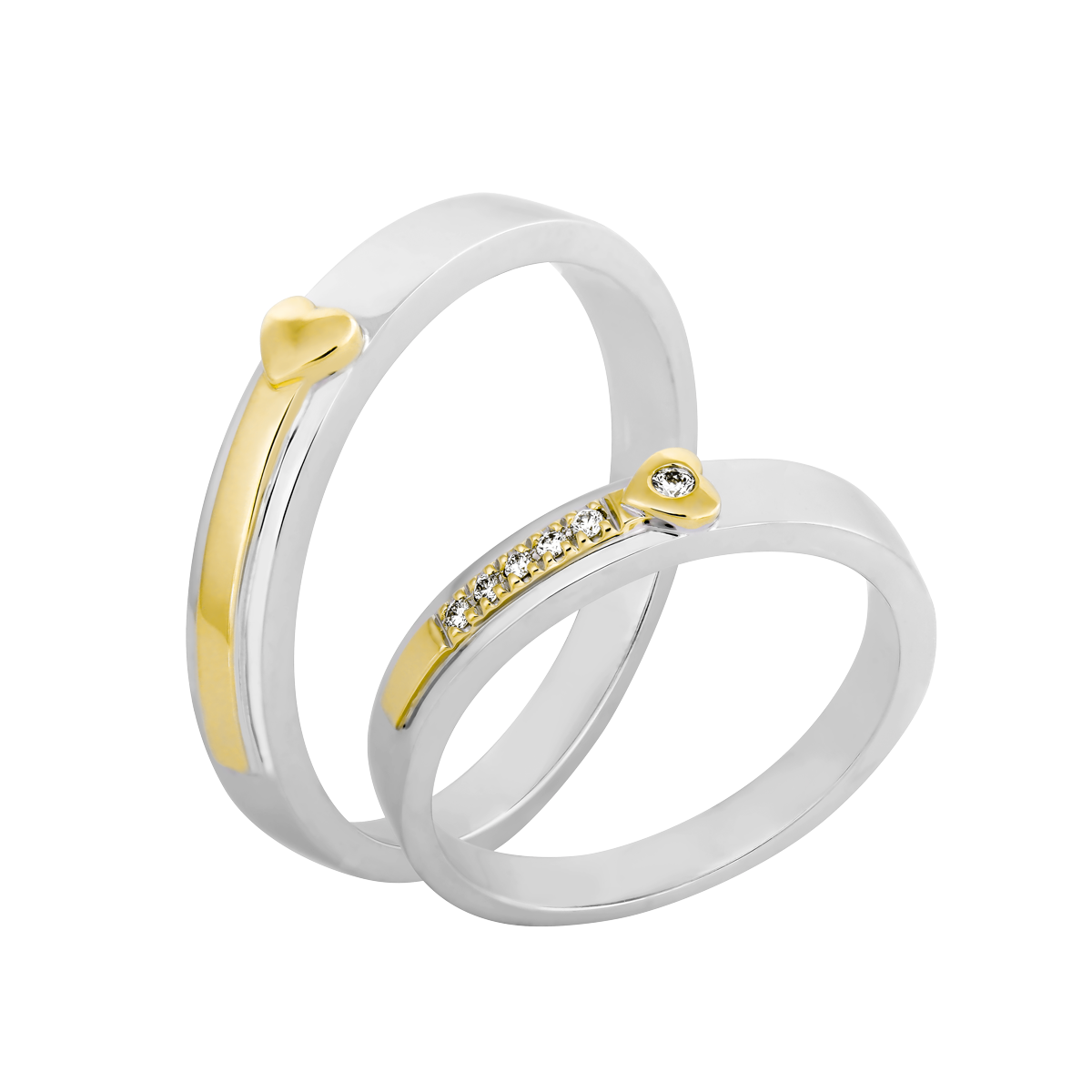 Nhẫn cưới nam vàng 14K Larisa M