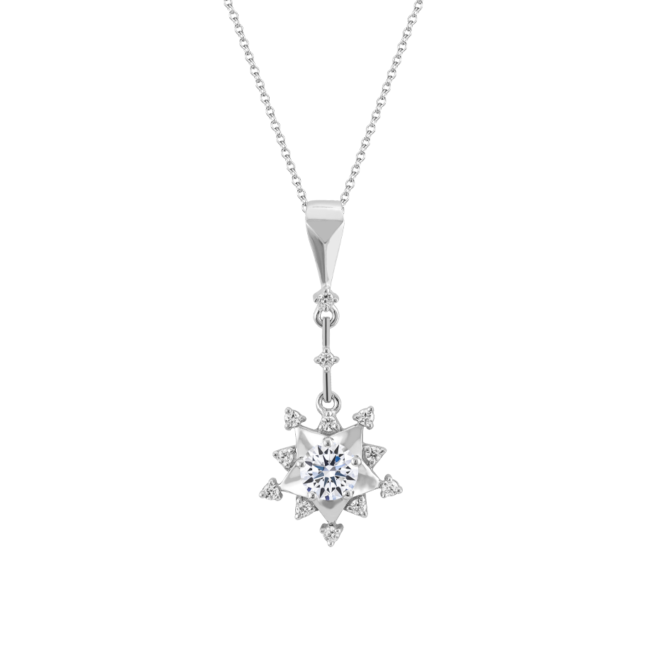 Mặt đính đá CZ vàng 10K Exquisite 5C