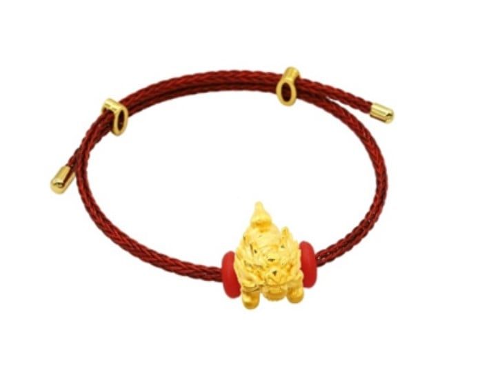 Lắc Vàng 24K Mystic Pixiu CB500237 5D