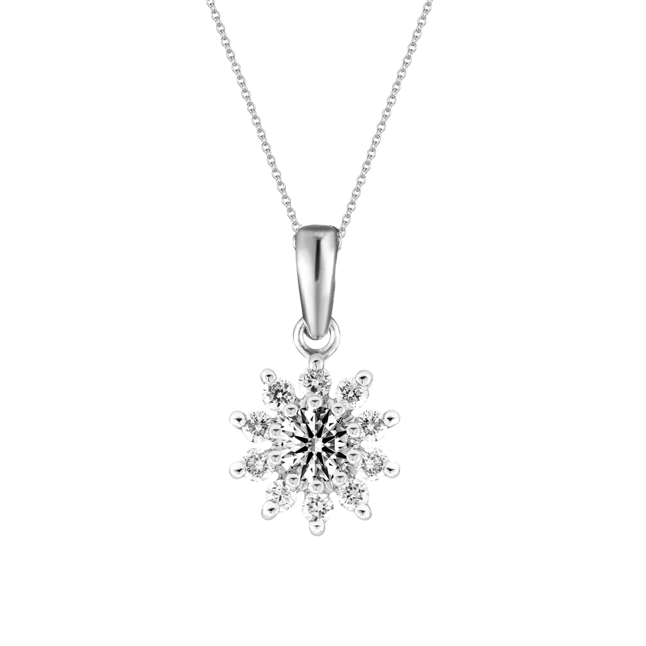 Mặt kim cương tấm vàng 14K Amuse N 3C