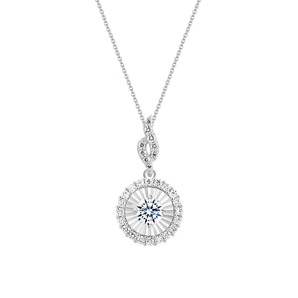 Mặt kim cương tấm vàng 14K Belina N 2C