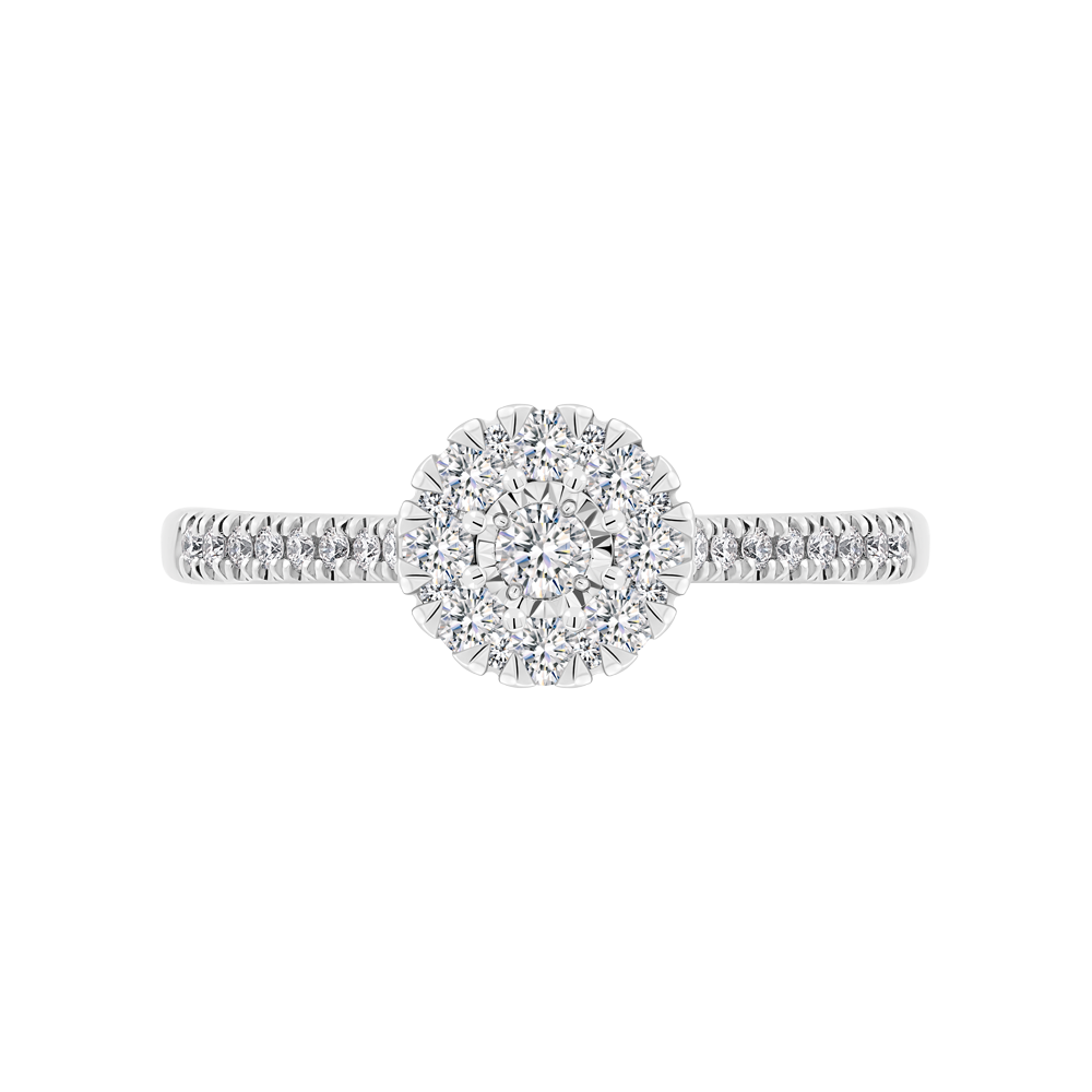 Nhẫn nữ kim cương viên vàng 14K Jena A505 TD