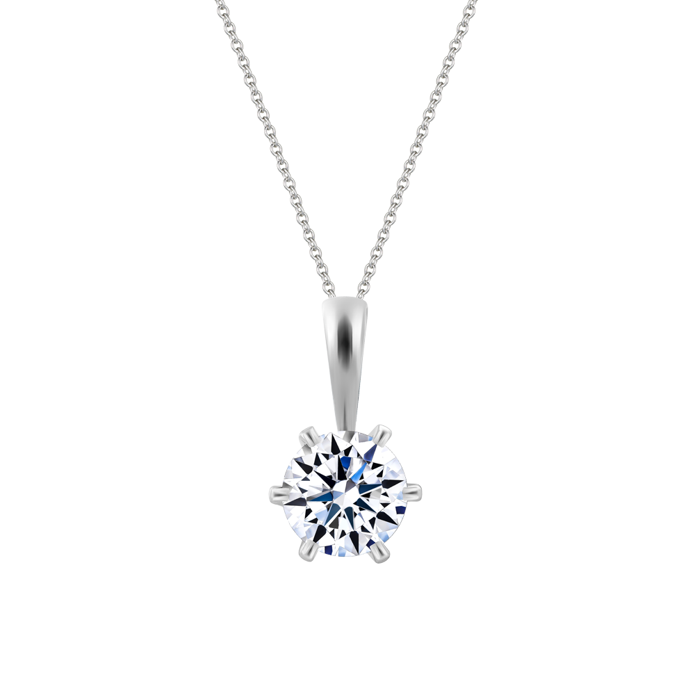Mặt đính đá CZ vàng 14K Prince One N 1CT