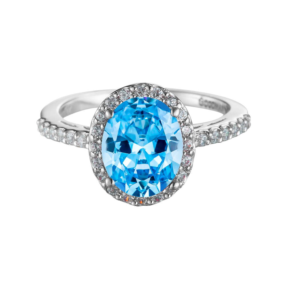 Nhẫn nữ đính đá màu Topaz vàng 10K Mocha S.Top