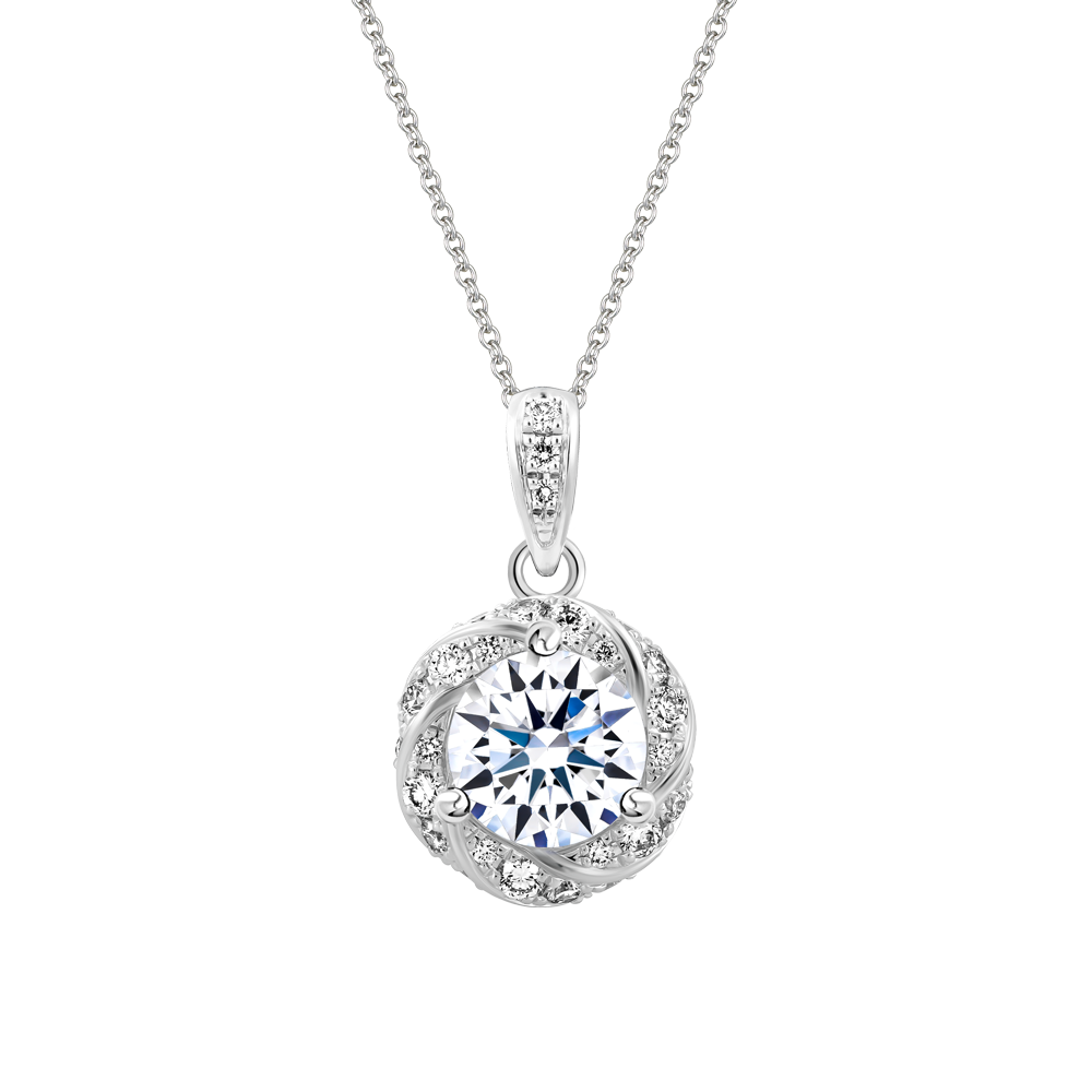 Mặt kim cương tấm vàng 14K Perfection 5C