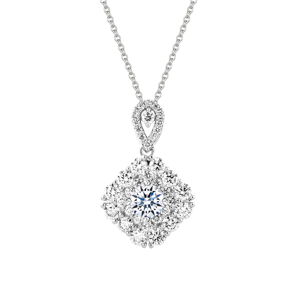 Mặt kim cương tấm vàng 14K Benicia N 5C