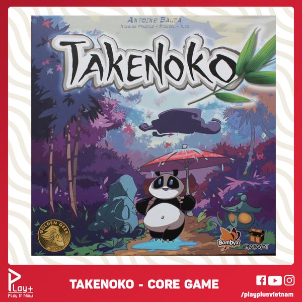 Board game gia đình thư giãn Takenoko Vườn Tre Hoàng Gia