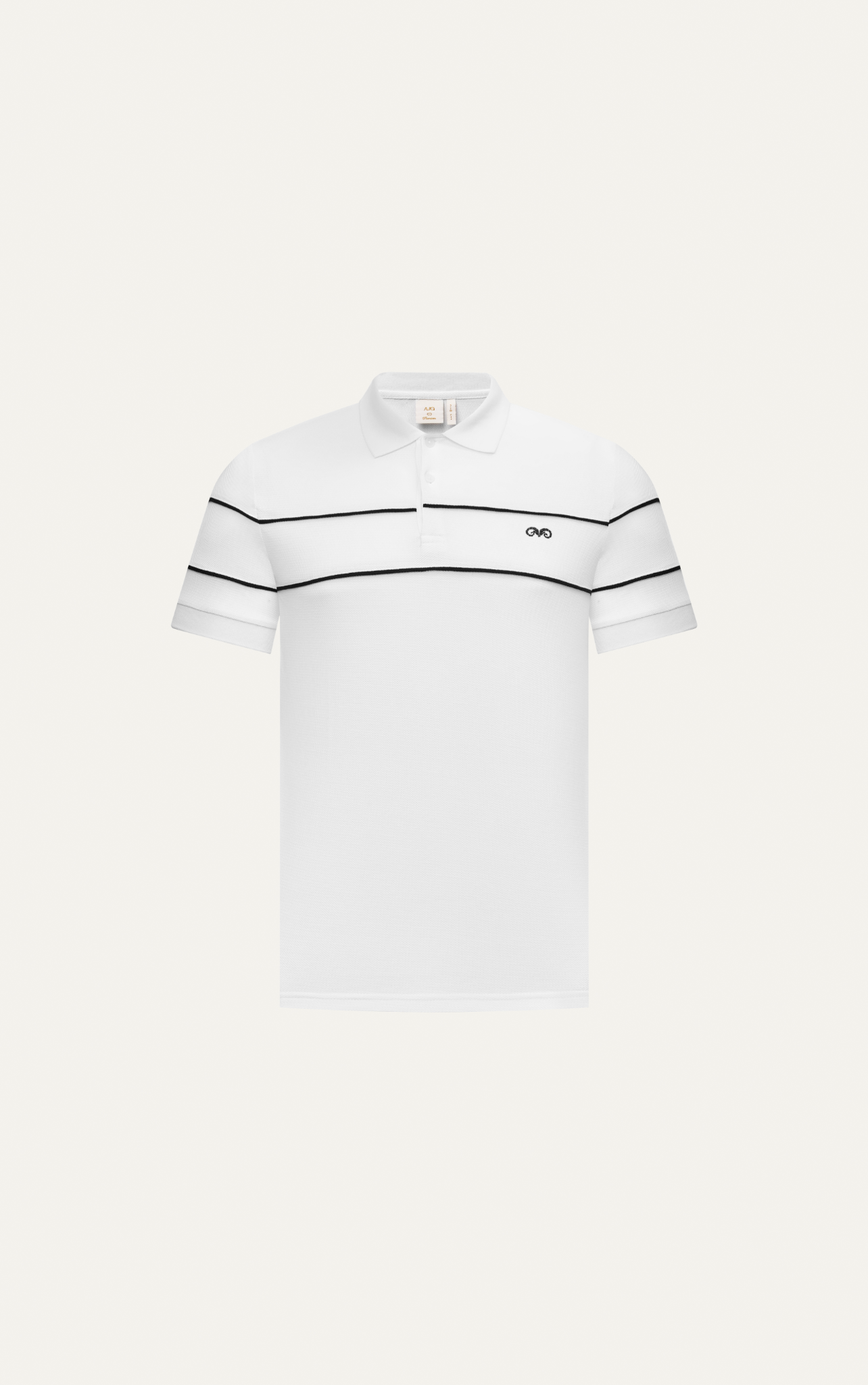 AG87 PREMIUM SLIMFIT POLO - WHITE