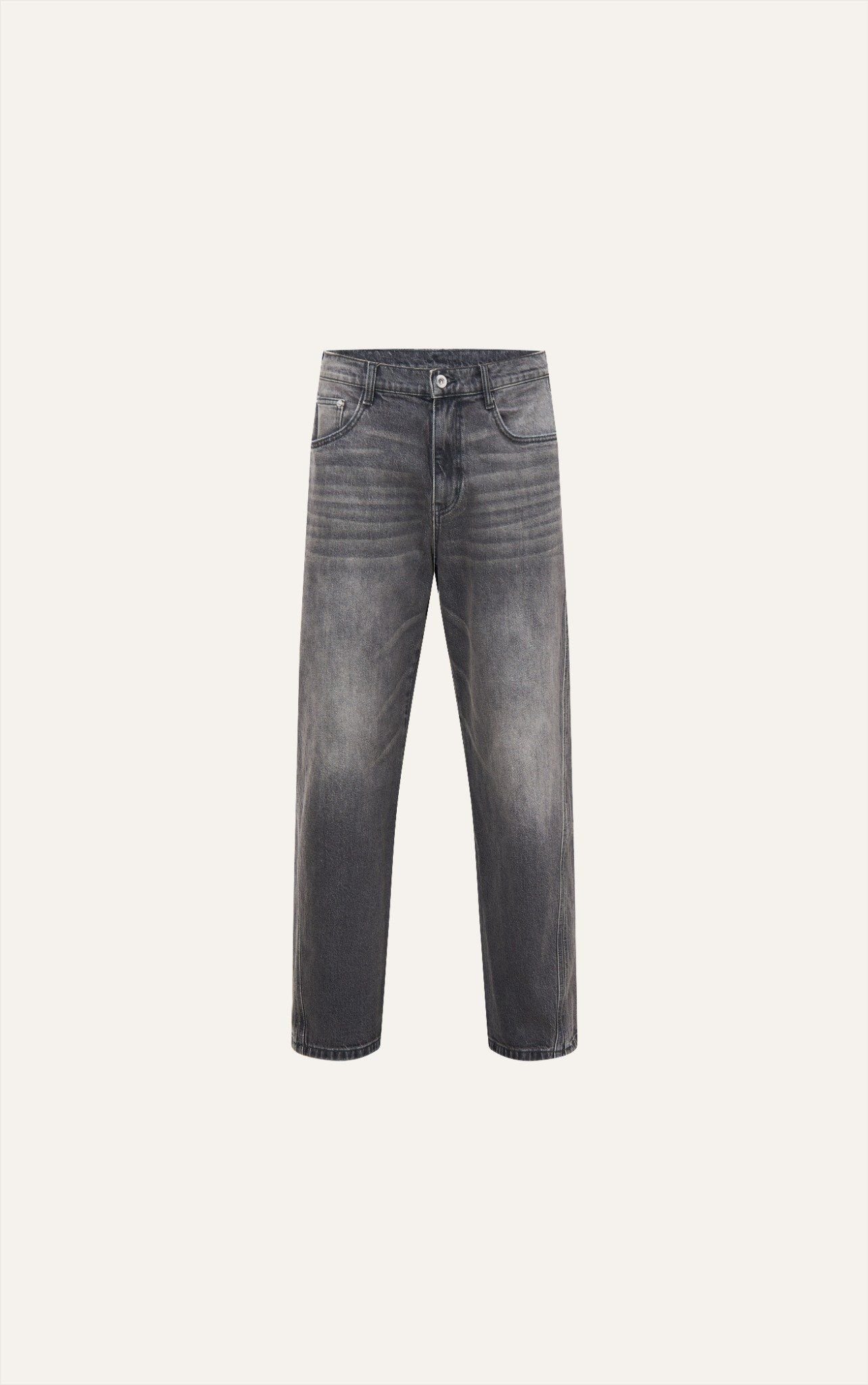 AGY03 NEW BAGGY JEANS - DARK GRAY