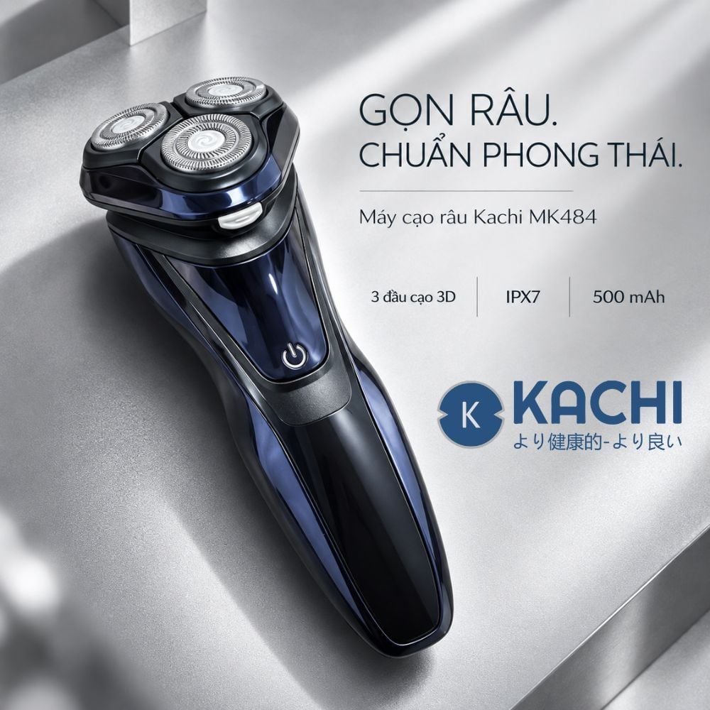 Máy cạo râu Kachi MK484 – hình ảnh chi tiết 1