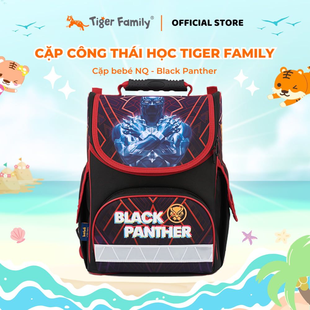 Cặp sách Tiger Family Nature Quest - Cặp be bé - Black Panther