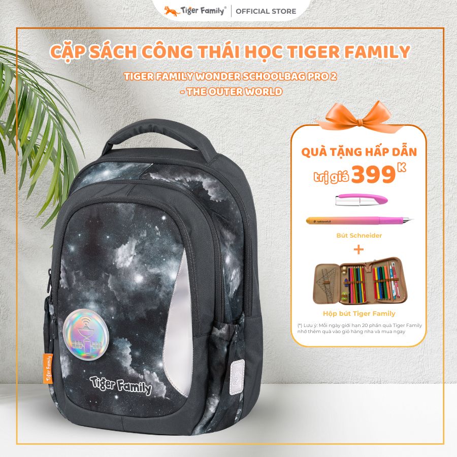 Cặp Sách Công Thái Học Tiger Family Wonder Schoolbag Pro 2 - The Outer World - Tiger Family TGWD-002A