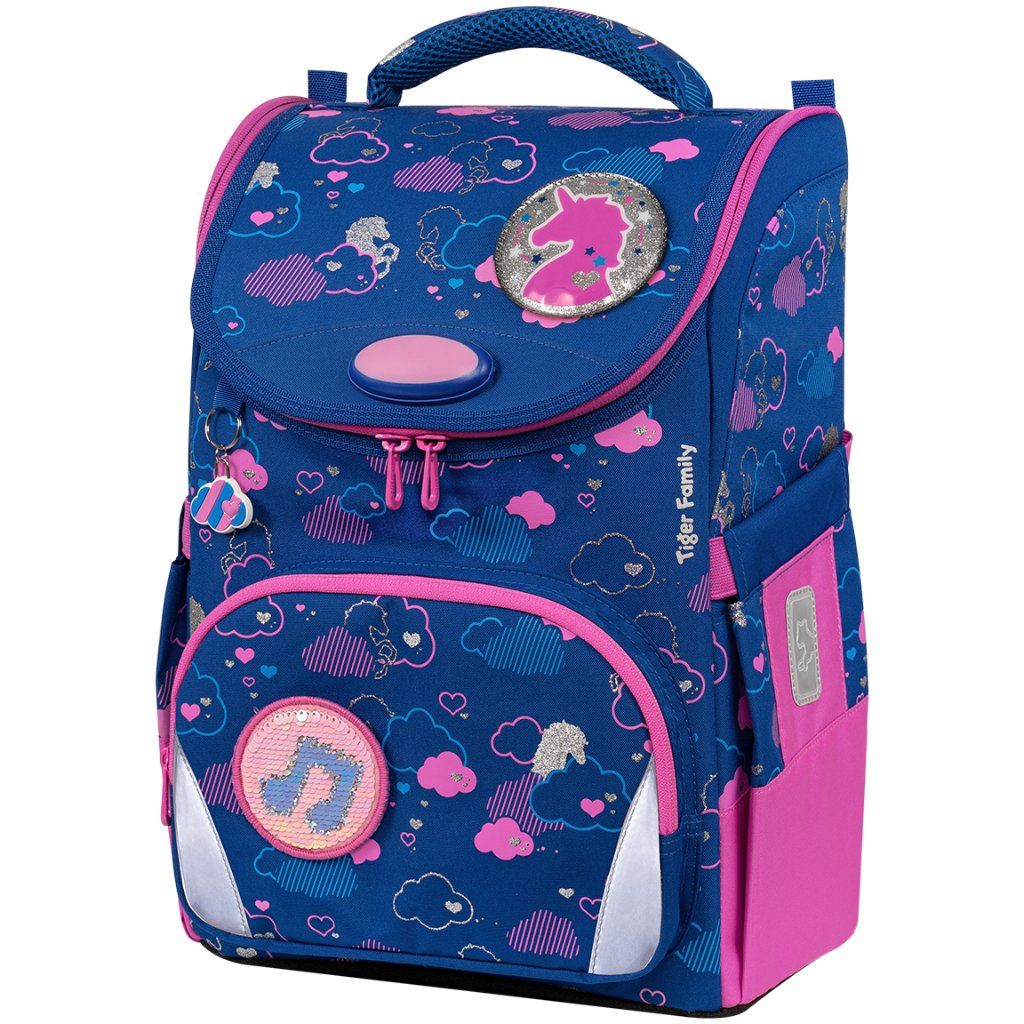 Ba Lô Cặp Chống Gù Tiger Family Học Sinh Earnest Schoolbag - Unicorn Dreams - Go Green - TGET-021A
