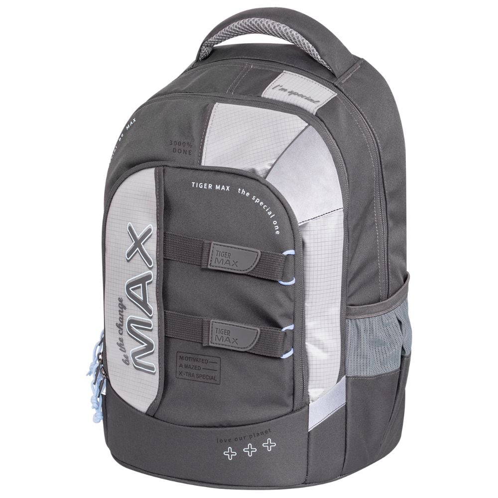 Cặp Sách Công Thái Học Tiger Family Max Backpack Pro 2 - Shark - Special Edition - Tiger Max TMMX-047A