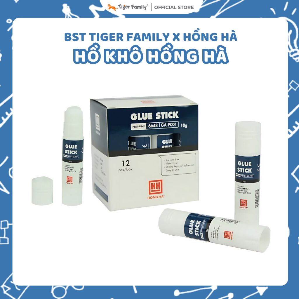 Hồ khô dán giấy Hồng Hà Glue Stick văn phòng - 6648