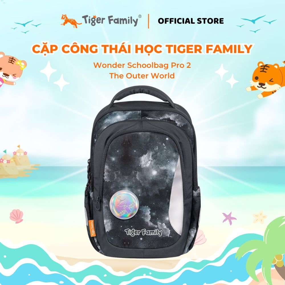 Cặp Sách Công Thái Học Tiger Family Wonder Schoolbag Pro 2 - The Outer World - Tiger Family TGWD-002A