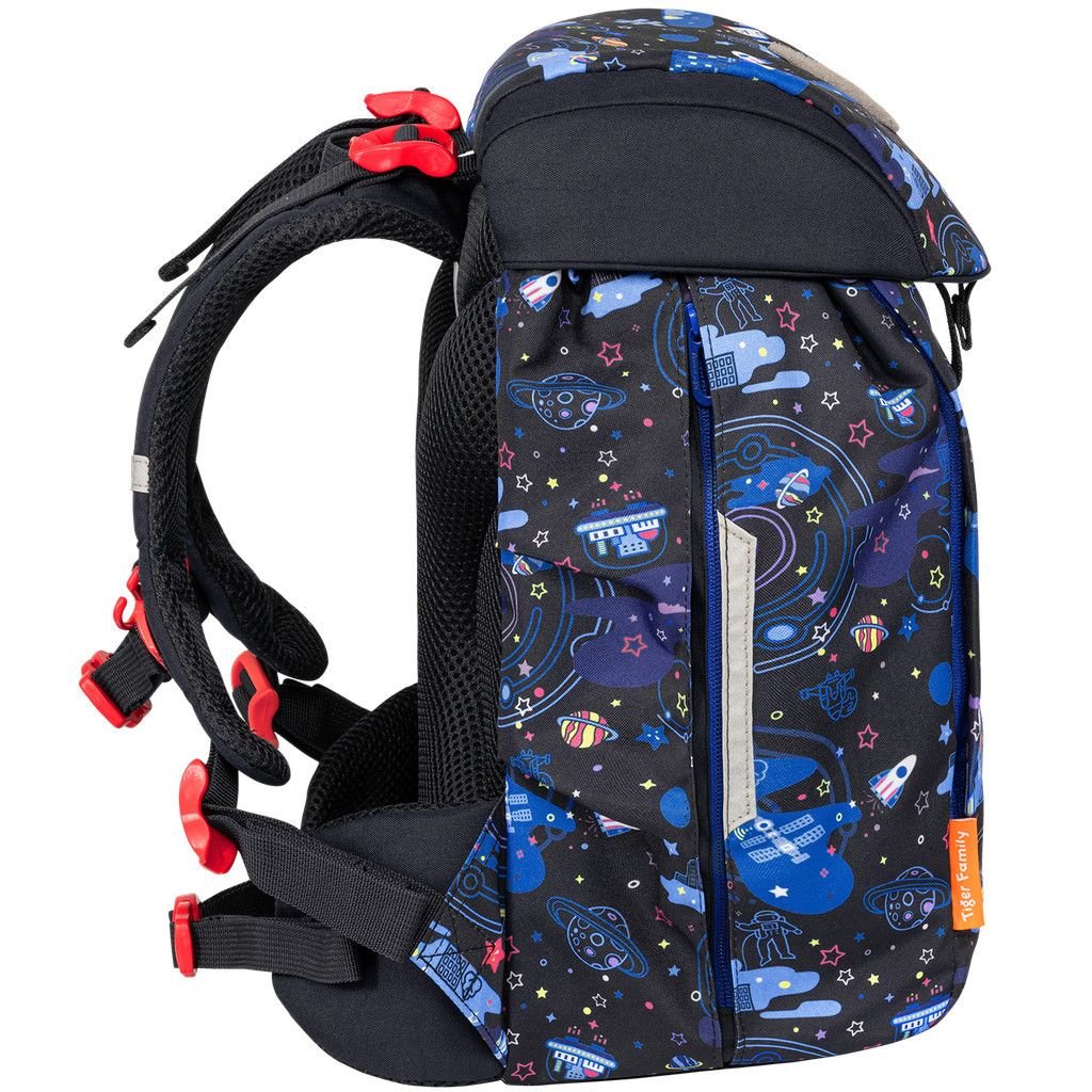 Cặp Sách Công Thái Học Tiger Family Eggie Schoolbag - Cities In Space - Tiger Family TGEG-006A