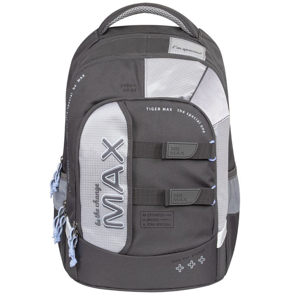 Cặp Sách Công Thái Học Tiger Family Max Backpack Pro 2 - Shark - Special Edition - Tiger Max TMMX-047A