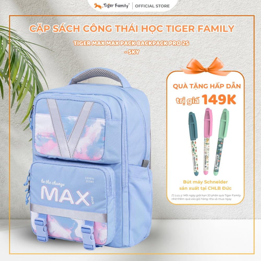 Balo Công Thái Học Tiger Max Max Pack Backpack Pro 2S - Sky-TMMP-002A(1)