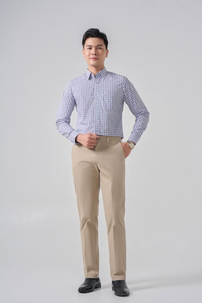 Sơ mi nam dài tay May 10 form RegularFit mã 010124240ĐT AK533