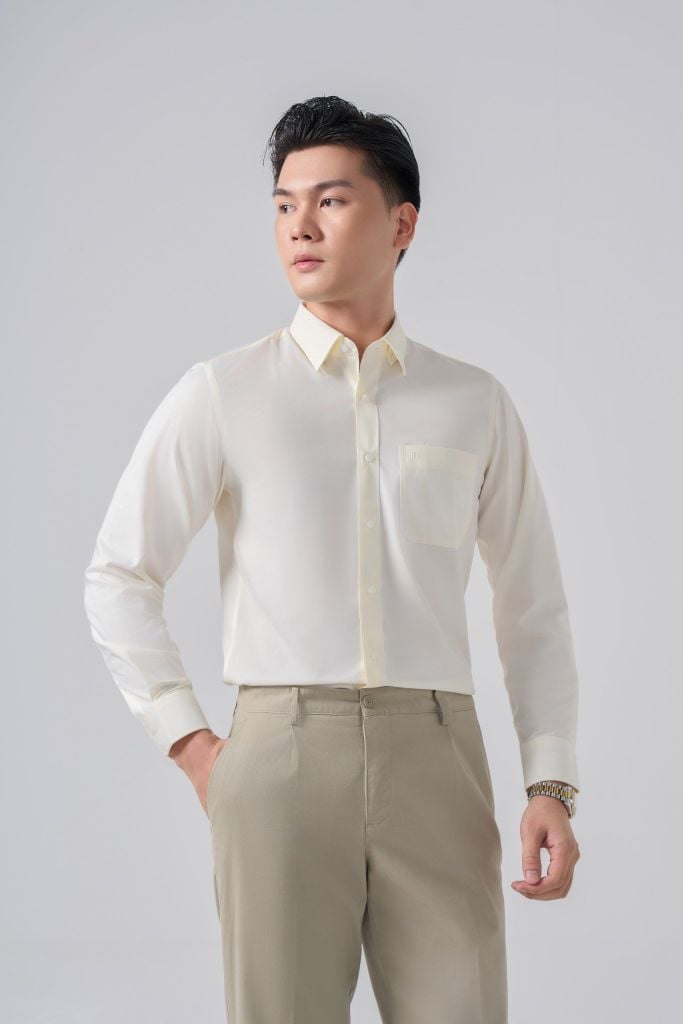 Sơ mi nam dài tay May 10 form RegularFit mã 010124314 AM138