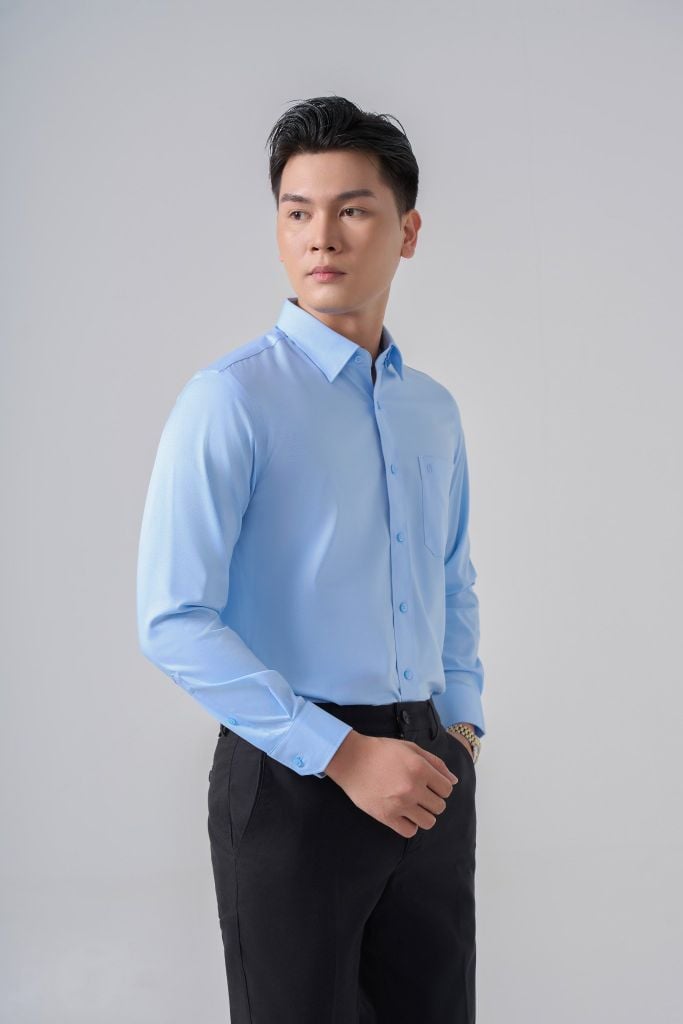 Sơ mi nam dài tay May 10 form RegularFit mã 010124314 AM167
