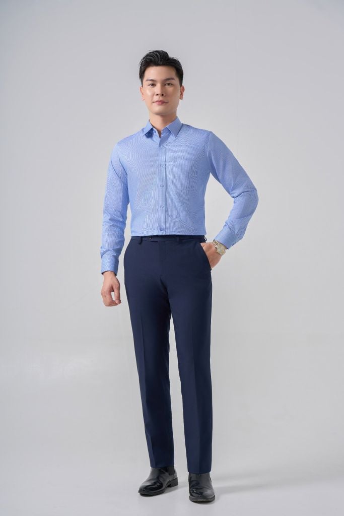 Quần âu nam không ly May 10 mã 020125909KLL3 VG068CK