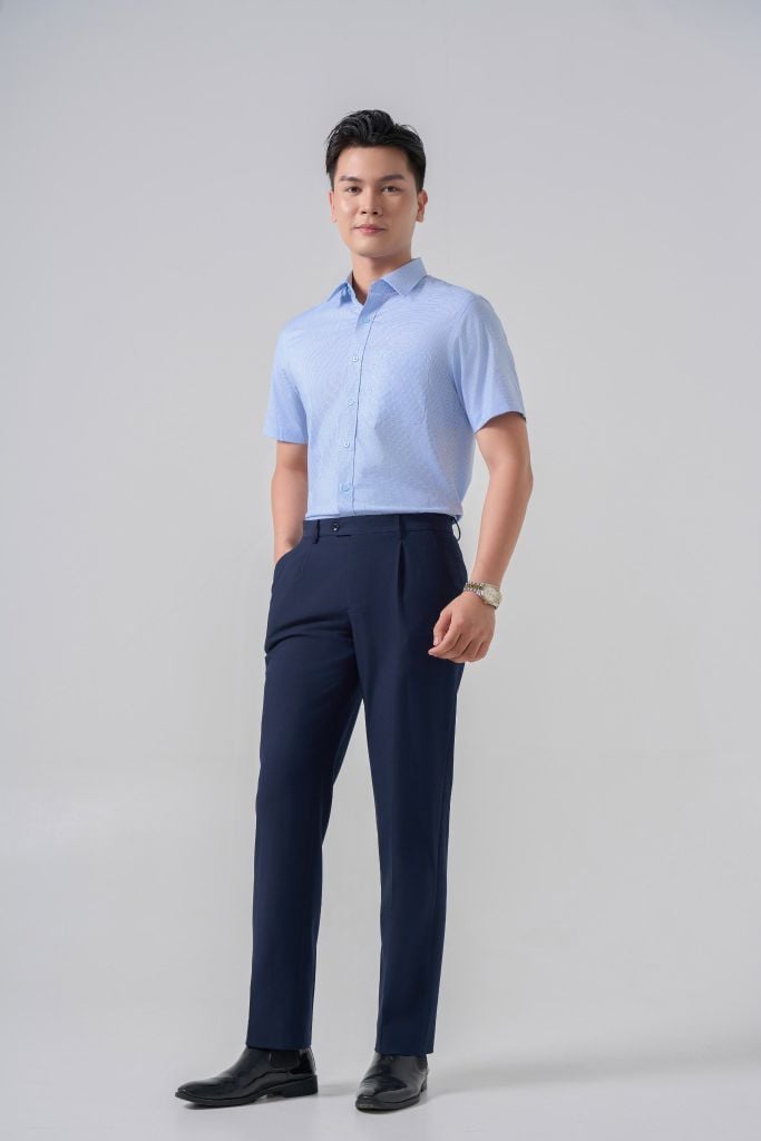 Quần âu nam có ly May 10 mã 020125933CLL1 VG068CK