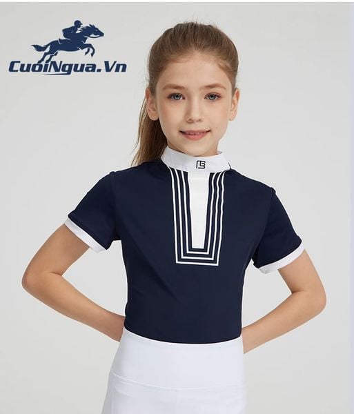 Áo Thun Cưỡi Ngựa Dành Cho Bé Gái- ATE126