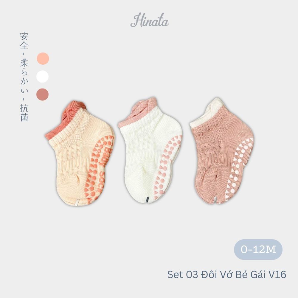 Vớ cotton chống trượt Hinata V16
