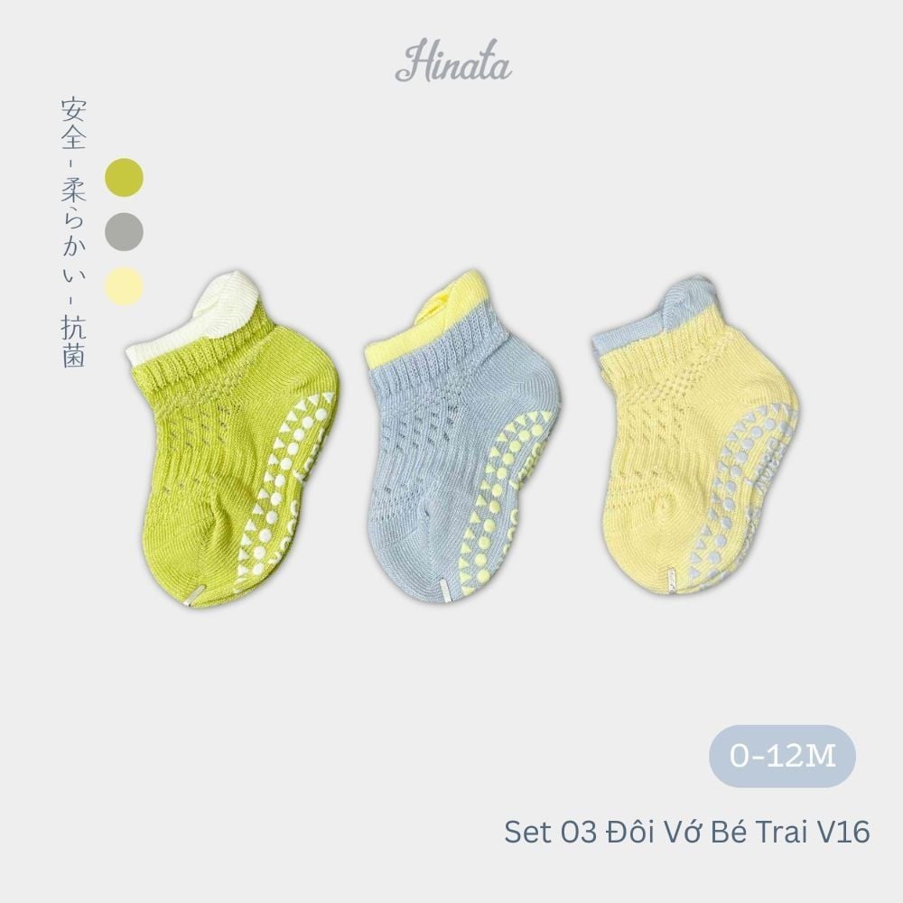 Vớ cotton chống trượt Hinata V16
