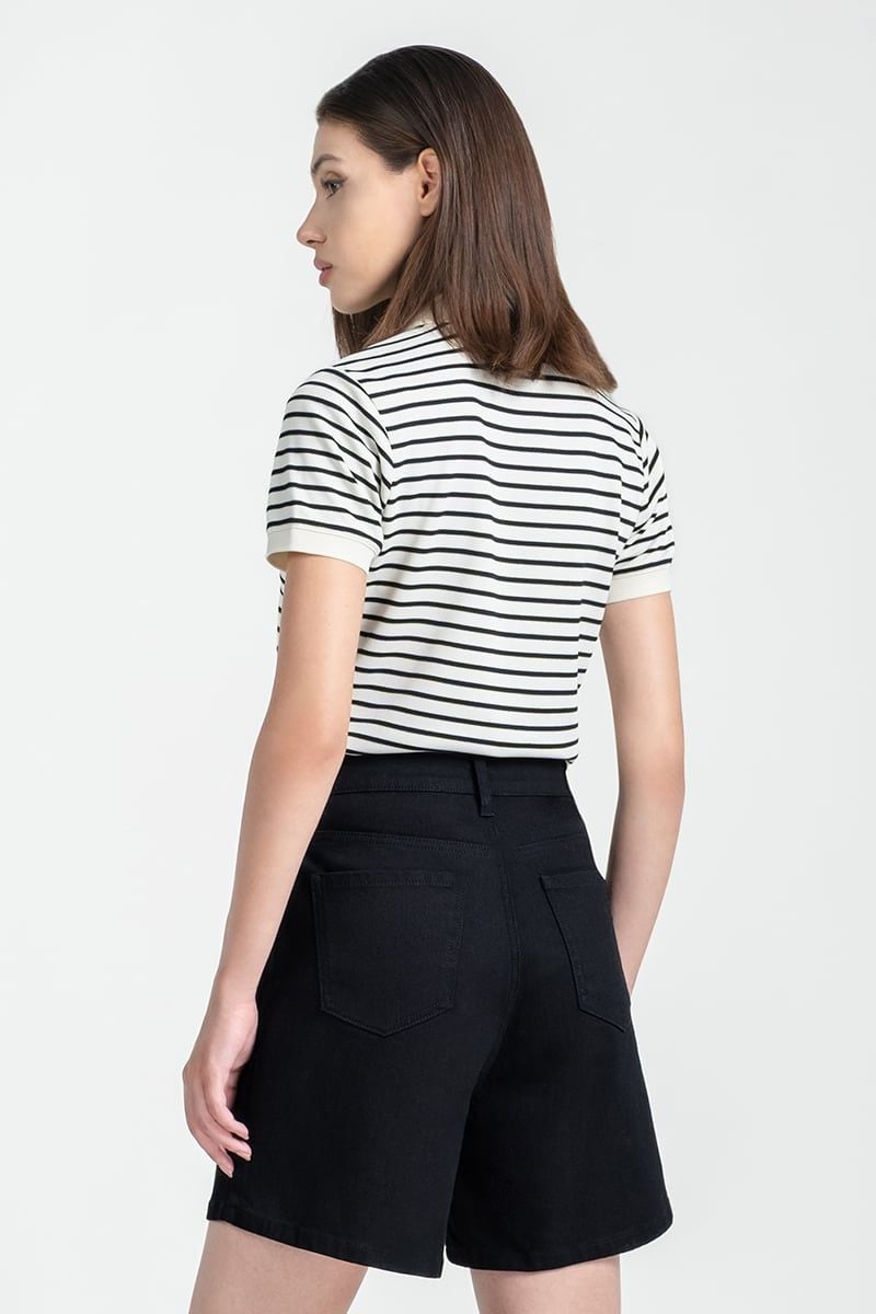 Áo Thun Polo Nữ Kẻ Sọc FWKS25SS07C
