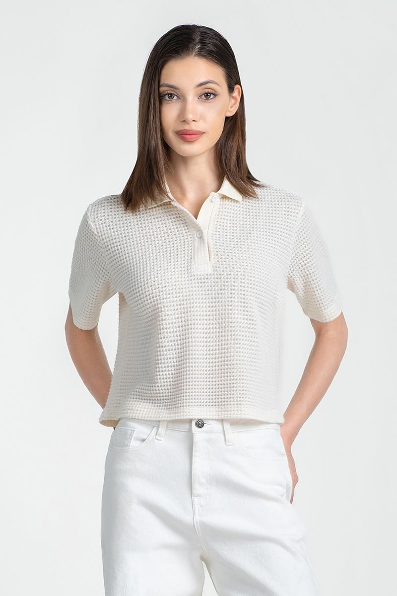 Áo Thun Polo Freelancer Dệt Lưới FWKS25SS08C