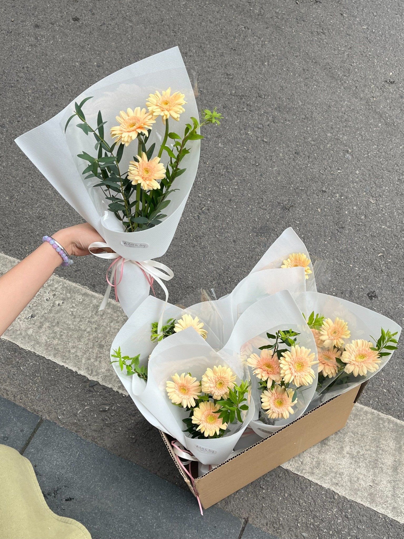 Bó Hoa Đồng Tiền Baby – Nhỏ Nhắn Mà Ý Nghĩa