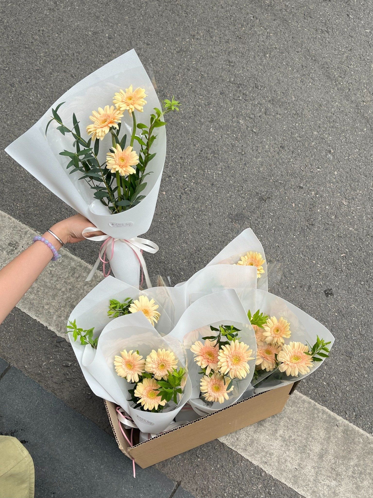 Bó Hoa Đồng Tiền Baby – Nhỏ Nhắn Mà Ý Nghĩa