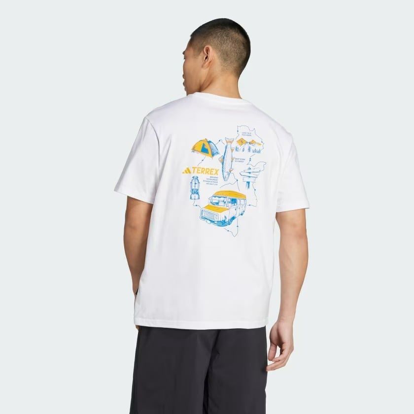 Áo thun nam họa tiết graphic Polygiene