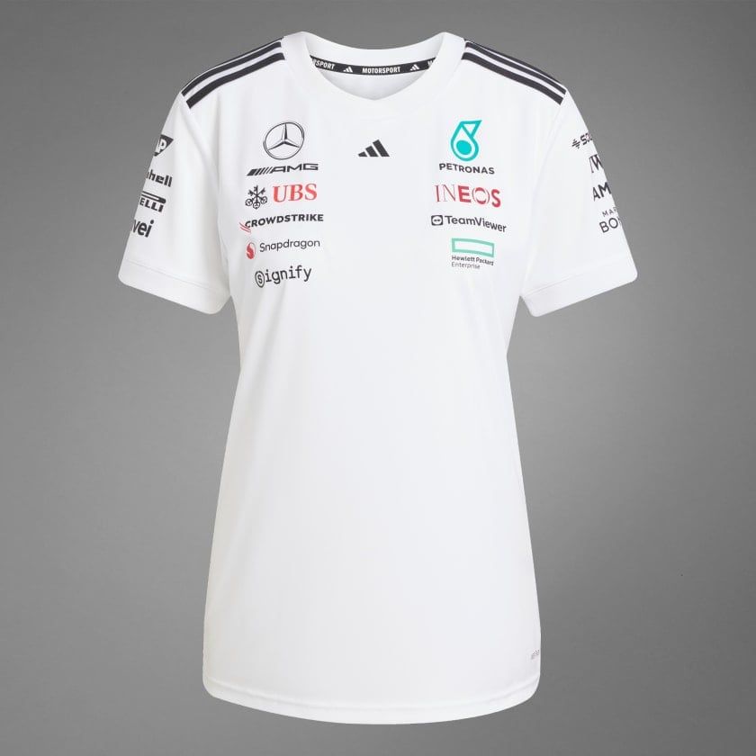 Áo thun Nữ đấu tay đua đội MERCEDES-AMG PETRONAS F1