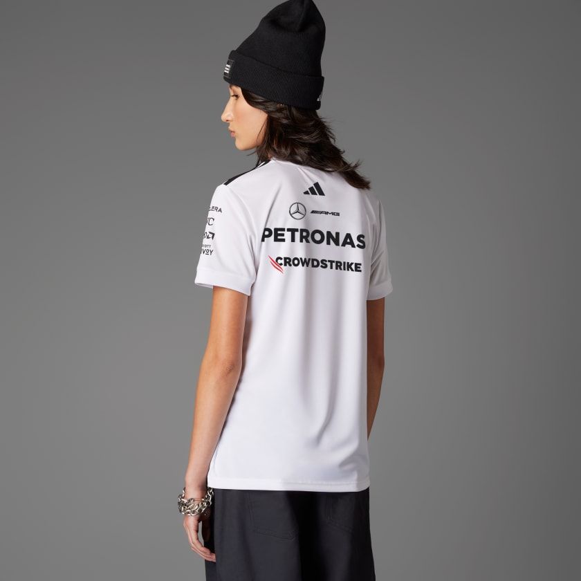 Áo thun Nữ đấu tay đua đội MERCEDES-AMG PETRONAS F1