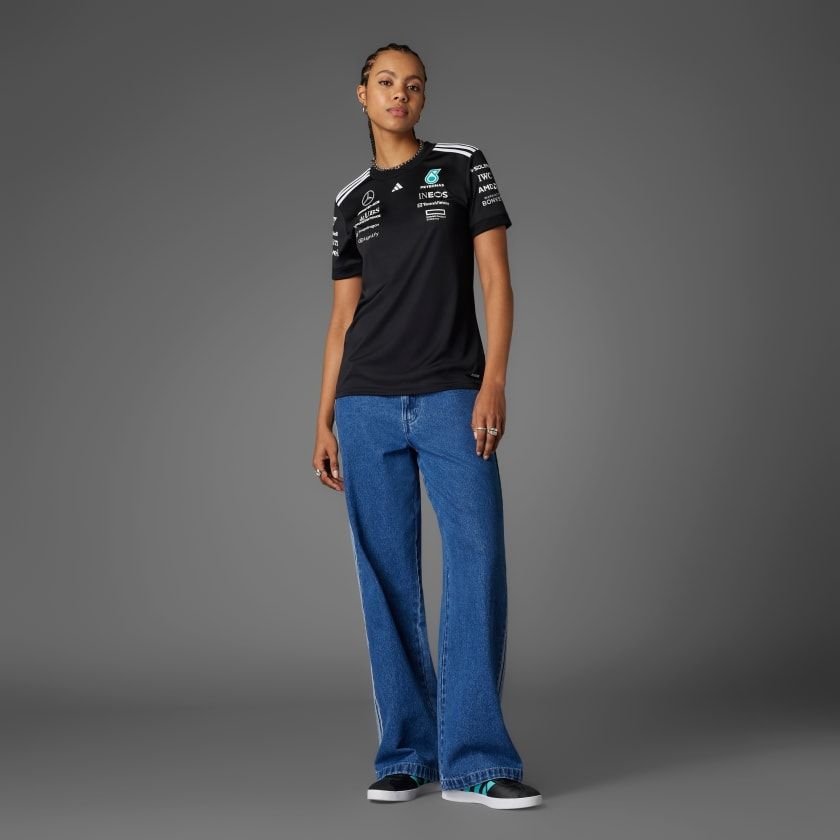 ÁO THUN NỮ JERSEY TAY ĐUA MERCEDES - AMG PETRONAS FORMULA ONE TEAM