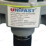 Máy khoan ống kim loại Unifast PDC-114